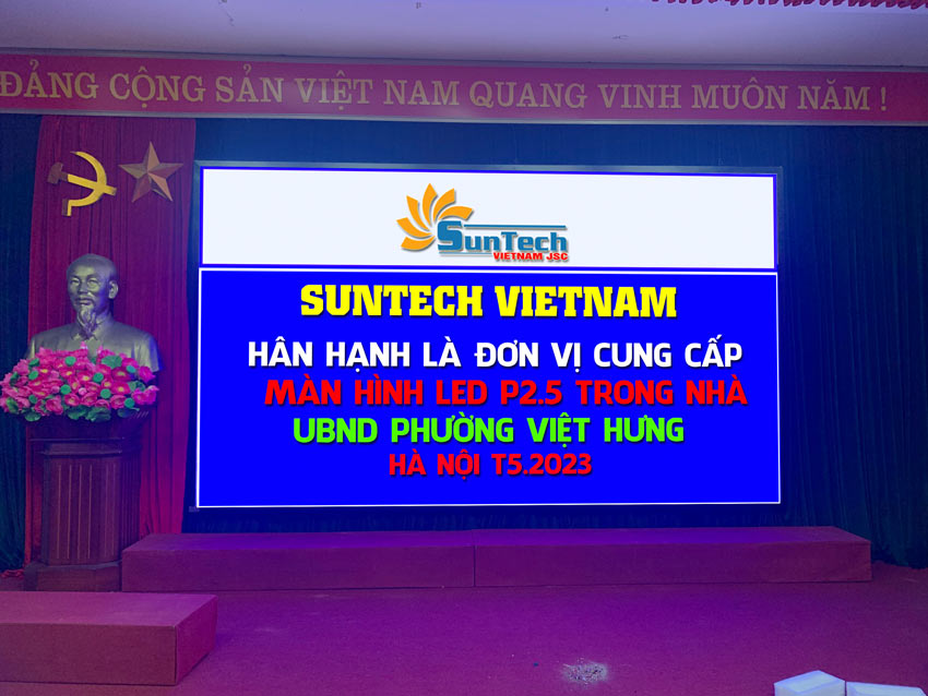 Lắp đặt màn hình LED tại phường Việt Hưng Hà Nội