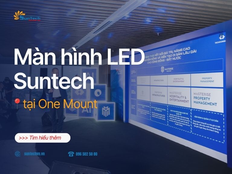 MÀN HÌNH LED P2 CHO PHÒNG HỌP HIỆN ĐẠI CỦA ONE MOUNT