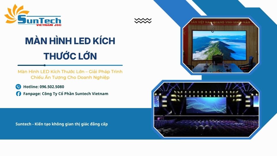 màn hình led kích thước lớn