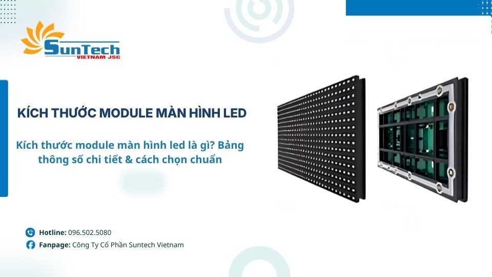 kích thước module màn hình led
