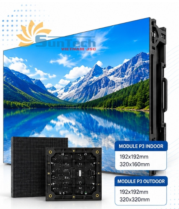 Kích thướng màn hình LED P3