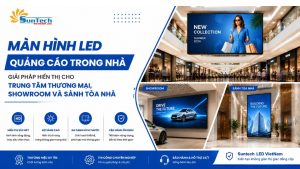 Màn Hình LED Quảng Cáo Trong Nhà: Giải Pháp Hiển Thị Cho Trung Tâm Thương Mại, Showroom Và Sảnh Tòa Nhà